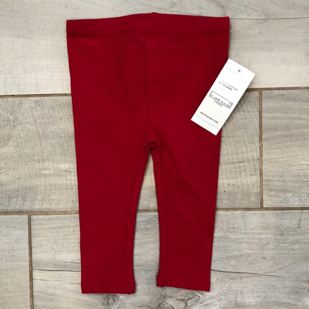 NWT Ralph Lauren baby leggings size 9 months